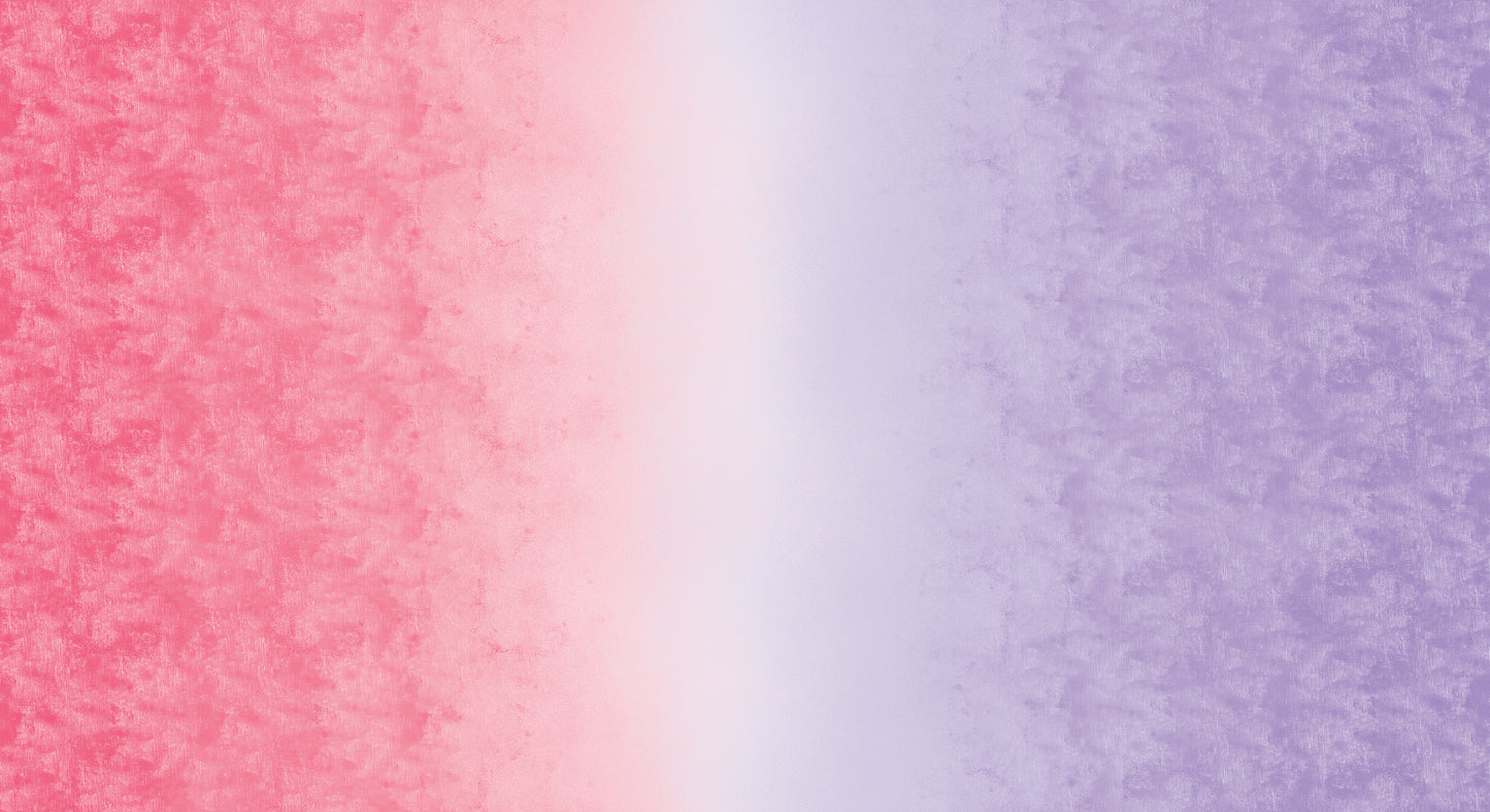 Chalk Ombre Light Pink Light Violet Benartex Cotton Fabric BE-16602-21