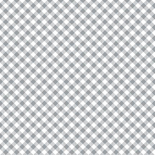 Chelsea's Checks 1/8" Grey Chelsea Carter and Priscilla Blain Henry Glass Cotton HG-9700-90