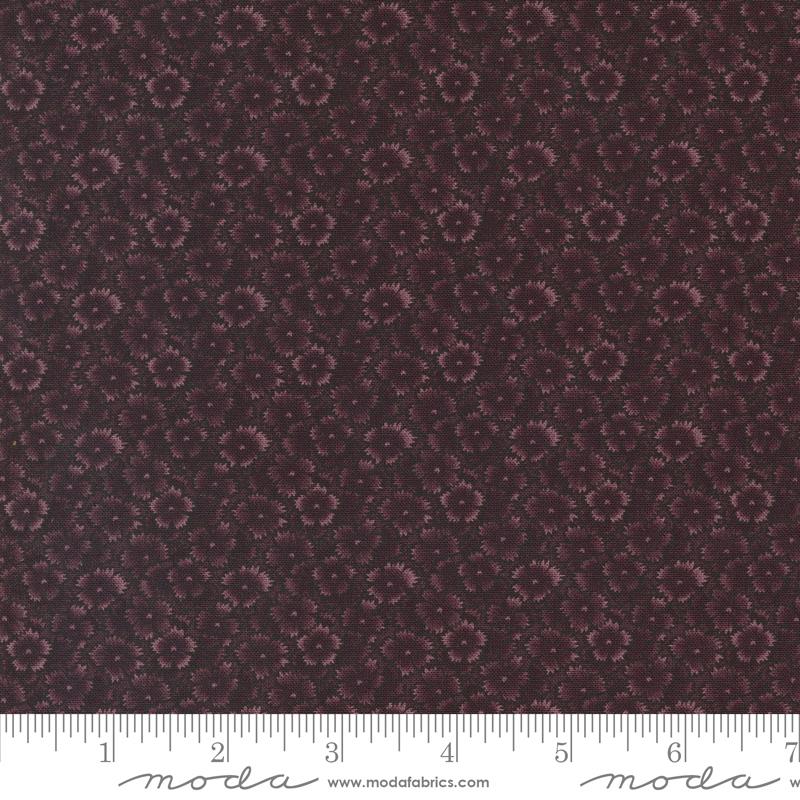 Chickadee Landing Blooms Florals Tonal Packed Crocus Purple Kansas Troubles Quilters Moda Cotton Fabric