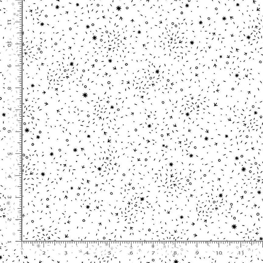 Chicken Scratch Domino White Charisma Horton Timeless Treasures Cotton Fabric TT-Charisma-CD3200-Domino