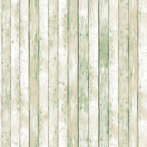 Chicken Shack Shiplap White Wash Jan Mott Henry Glass Cotton Fabric HG-3315-11