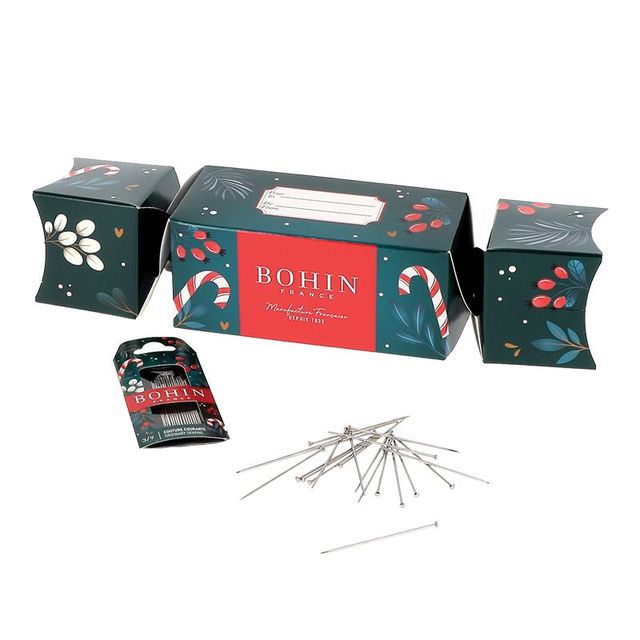 Christmas Crackers Bohin France Needle Gift Package