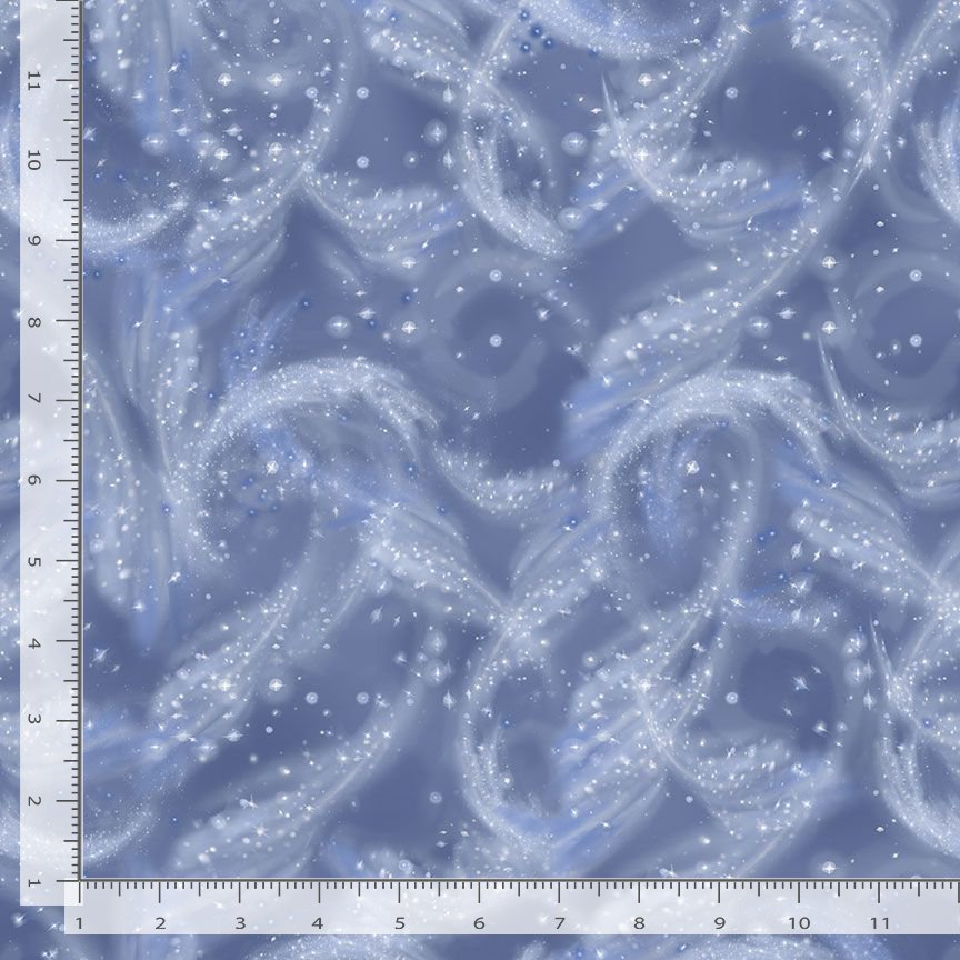 Christmas Eve Blizzard Frost Dona Gelsinger Timeless Treasures Cotton Fabric TT-DONA-CD3376-FROST