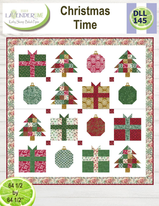 Christmas Time Quilting Pattern Kathy Skomp Designs by Lavender Lime DLL-145