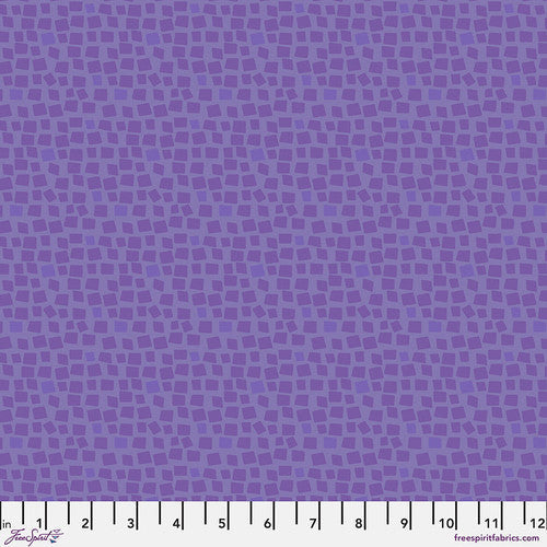Chromatics Stepping Stones Violet Purple Free Spirit Cotton Fabric FS-PWFS060.VIOLET