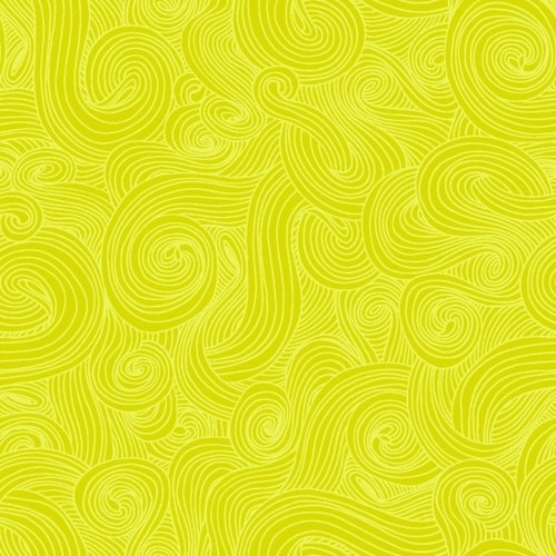 Just Color! Citrus Lime Swirl Studio E Cotton Fabric SE 1351-Citrus