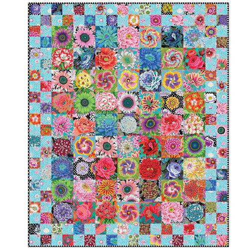 Classics New! Seed Packet Quilt Kit Kaffe Fassett Collective Free Spirit FS-KIT2QTGP.SEEDPACKET