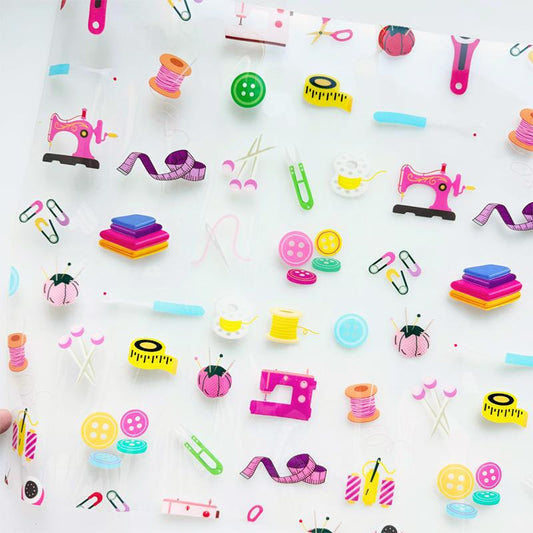 Clear Vinyl Sew Notion 12''x52'' Sew Hungryhippie SHH-SEWN2324