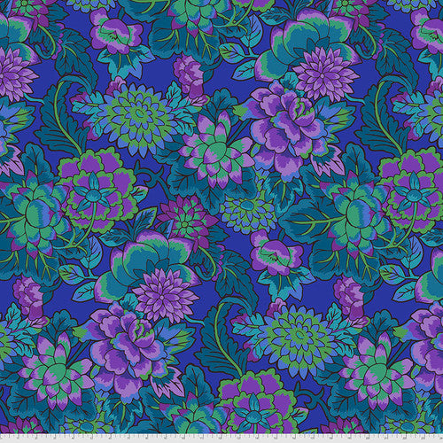 Cloisonne Blue Stash Kaffe Fassett Collective Free Spirit Cotton Fabric