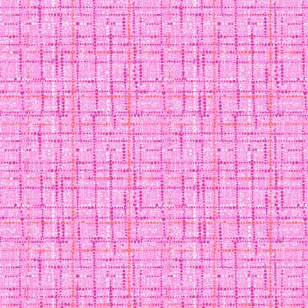 Coco Texture Grid Blender Pink Michael Miller Cotton Fabric MM-CX9316-PINK-D