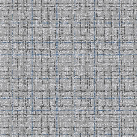 Coco Texture Grid Blender Smoke Gray Michael Miller Cotton Fabric MM-CX9316-SMOK-D