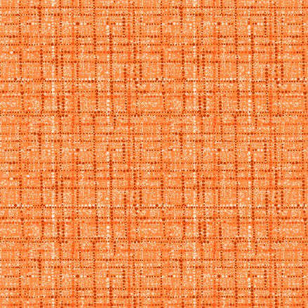 Coco Texture Grid Blender Tangerine Orange  Michael Miller Cotton Fabric MM-CX9316-TANG-D