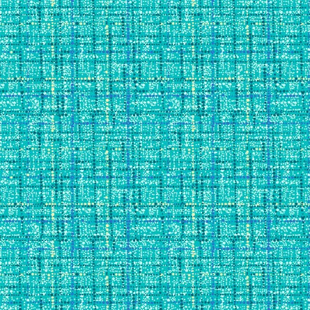 Coco Texture Grid Blender Turquoise Blue Green Michael Miller Cotton Fabric MM-CX9316-TURQ-D