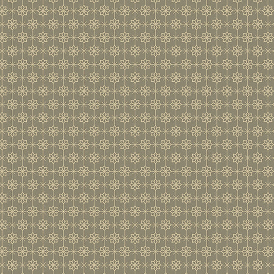 Cocoa Blue Iron Gate Cocoa Brown Laundry Basket Quilts Andover Cotton Fabric