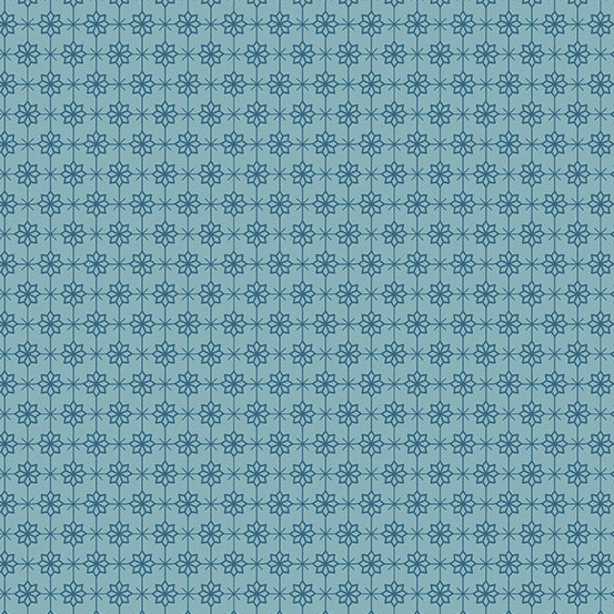 Cocoa Blue Iron Gate Mediterranean Blue Laundry Basket Quilts Andover Cotton Fabric