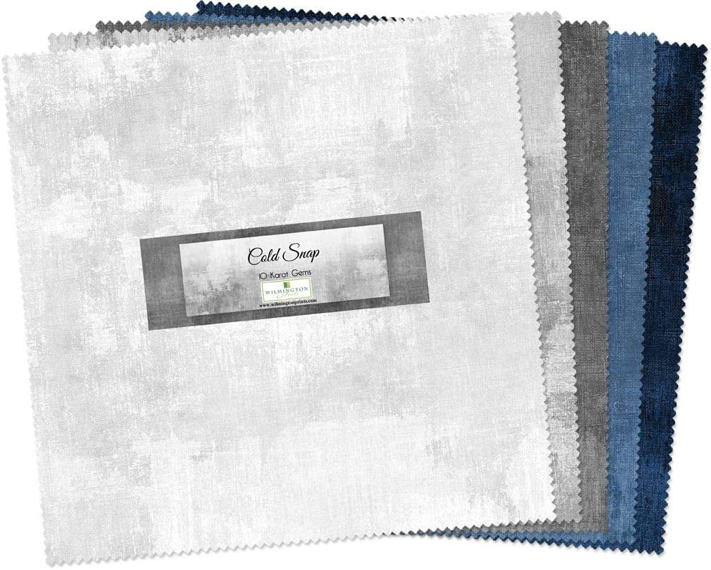 Cold Snap 10" Squares Karat Gems Wilmington Prints Cotton Fabric