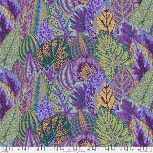 Coleus Lavender Philip Jacobs Stash Kaffe Fassett Collective Free Spirit Cotton Fabric FS-PWPJ030.LAVEN