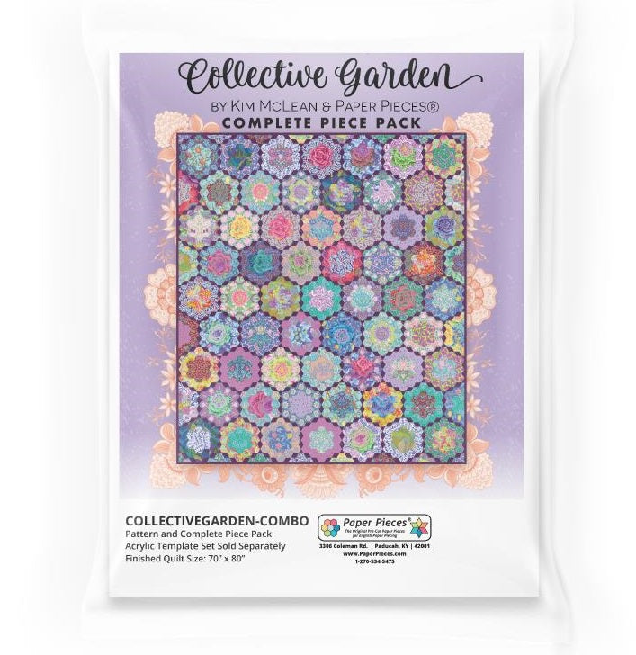 Collective Garden Quilt Kit Paper Pieces® and Kim McLean Free Spirit FS-KIT2QTML.COLLGARDEN