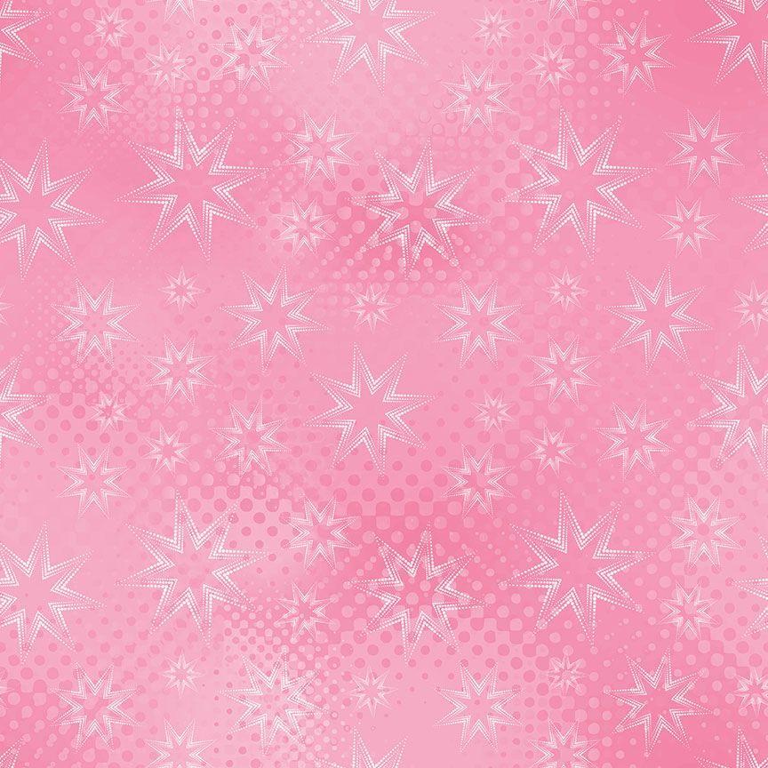 Colorstock Dot Stars Carnation Pink Judy and Judel Niemeyer Timeless Treasures Cotton Fabric TT-JN-CD2969-Carnation