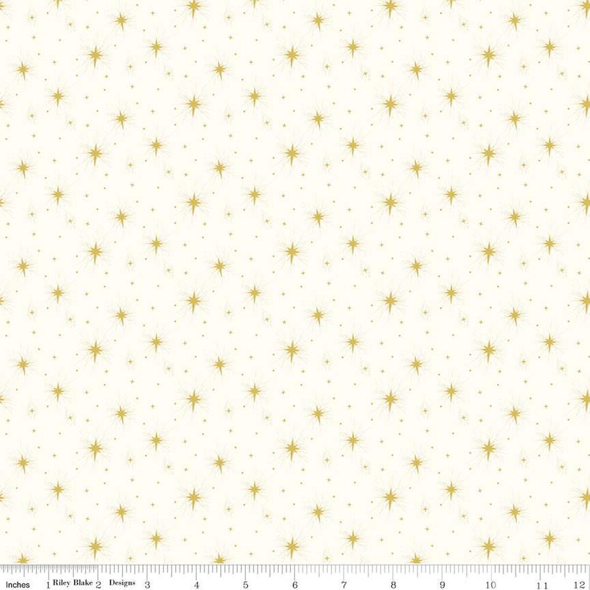Come Let Us Adore Him Stars Cloud Tara Reed Riley Blake Designs Cotton Fabric RB-C16314-CLOUD