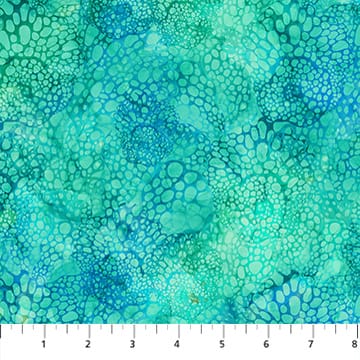 Coral Reef Bubbles Turquoise Deborah Edwards and Melanie Samra Northcott Cotton Fabric NC-DP28880-66 | US Fabric Shop