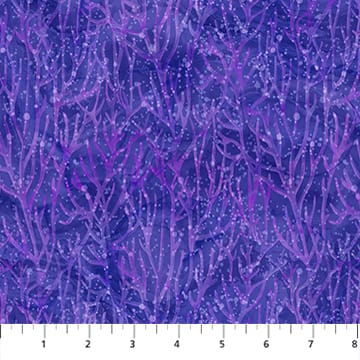 Coral Reef Tonal Coral Purple Deborah Edwards and Melanie Samra Northcott Cotton Fabric NC-DP28882-86 | US Fabric Shop