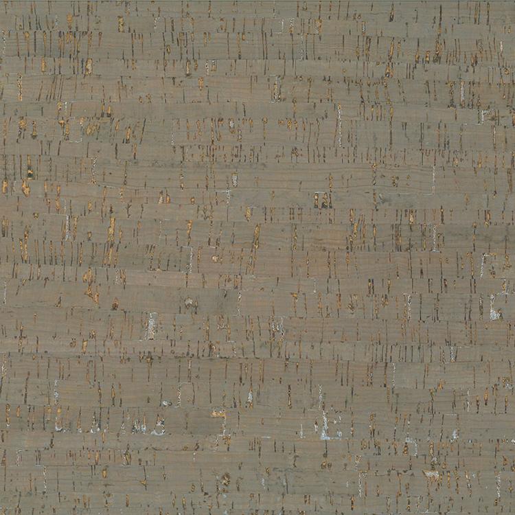 Cork Fabric Taupe and Silver 18"x15" Belagio Enterprises BPC-98-82