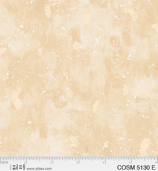 Cosmos Brushy Blender Ecru Cream Eulalia Mejia P&B Textiles Cotton Fabric PB-COSM-5130-E