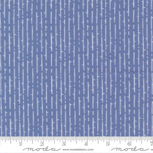 Coven Thorny Stripes Dusk Blue Robin Pickens Moda Cotton Fabric MD-48806-14 | US Fabric Shop