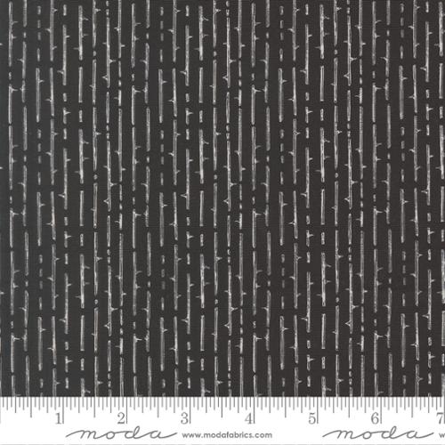Coven Thorny Stripes Onyx Black Robin Pickens Moda Cotton Fabric MD-48806-16