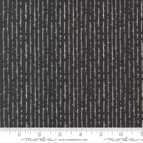 Coven Thorny Stripes Onyx Black Robin Pickens Moda Cotton Fabric MD-48806-16 | US Fabric Shop