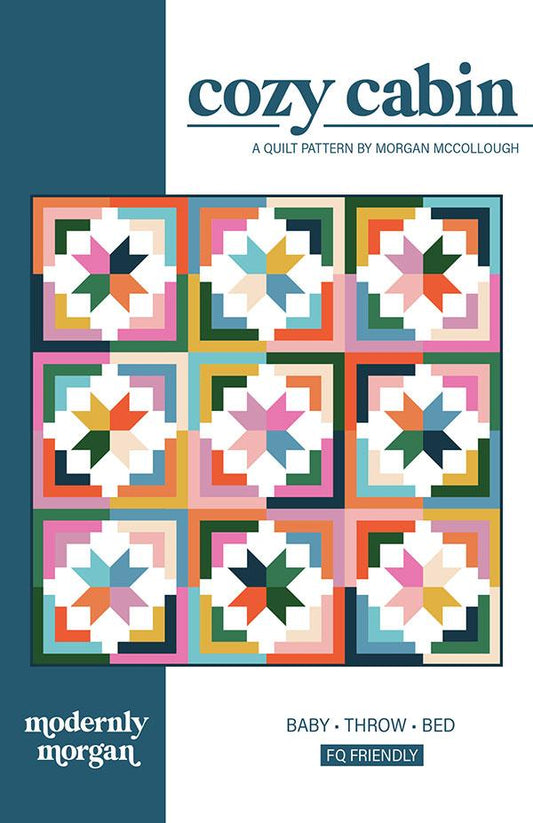 Cozy Cabin Quilt Pattern Morgan McCollough Modernly Morgan MM-013