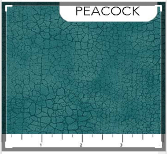 Crackle Peacock Blue Green Northcott Fabrics Cotton Fabric NC-9045-67