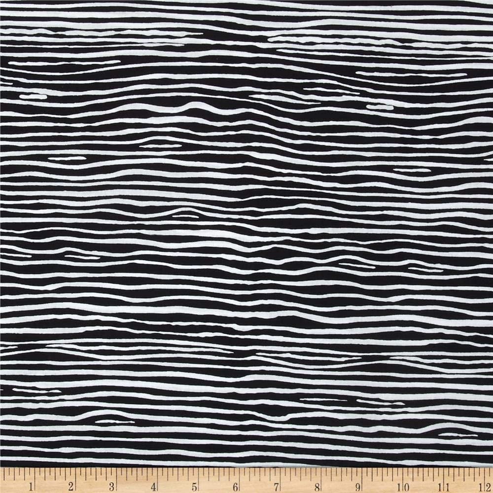 Creased Black Brandon Mably Stash Kaffe Fassett Collective for Free Spirit Cotton Fabric FS PWBM050.BLACK