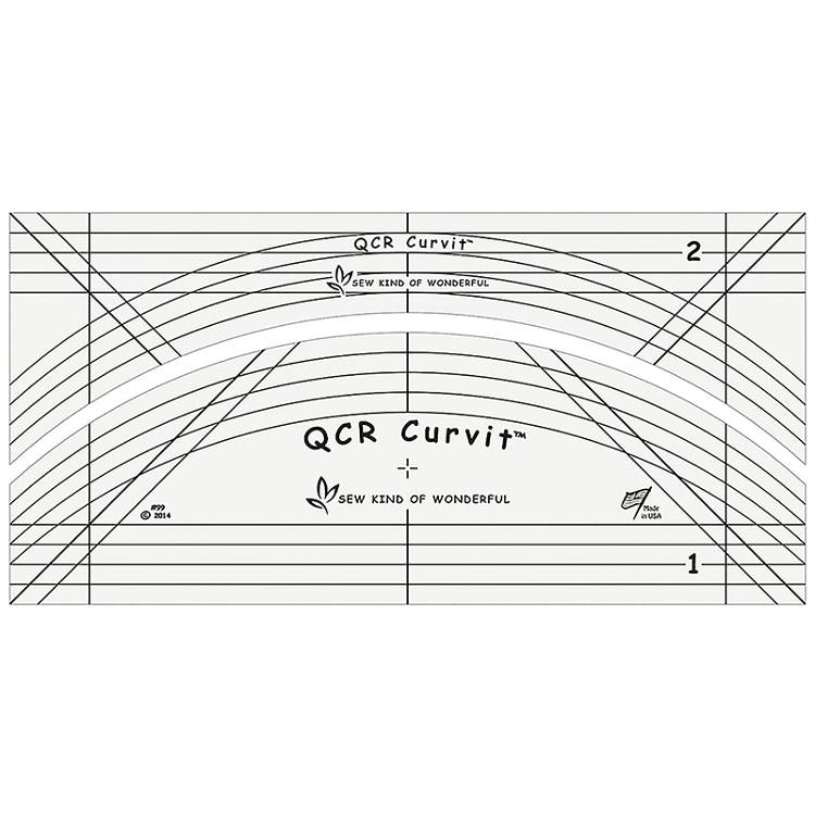 Curvit Acrylic Curved Ruler Set 1/4" Thick Sew Kind Of Wonder SKW-99