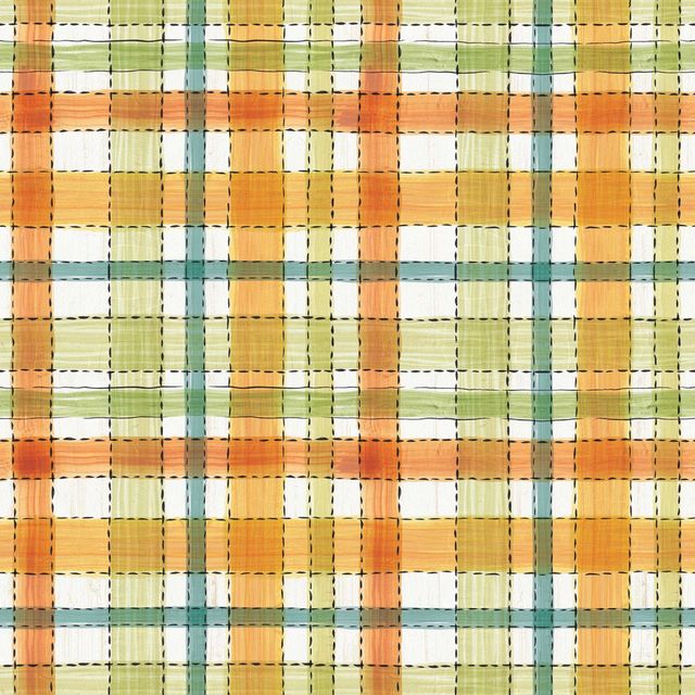 Harvest Plaid Orange Green David Textiles Cotton Fabric DT-WA-5615-9C