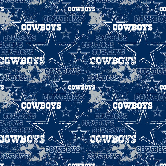 Dallas Cowboys NFL Football Logo Fabric Traditions Cotton Fabric NFL-70106-D