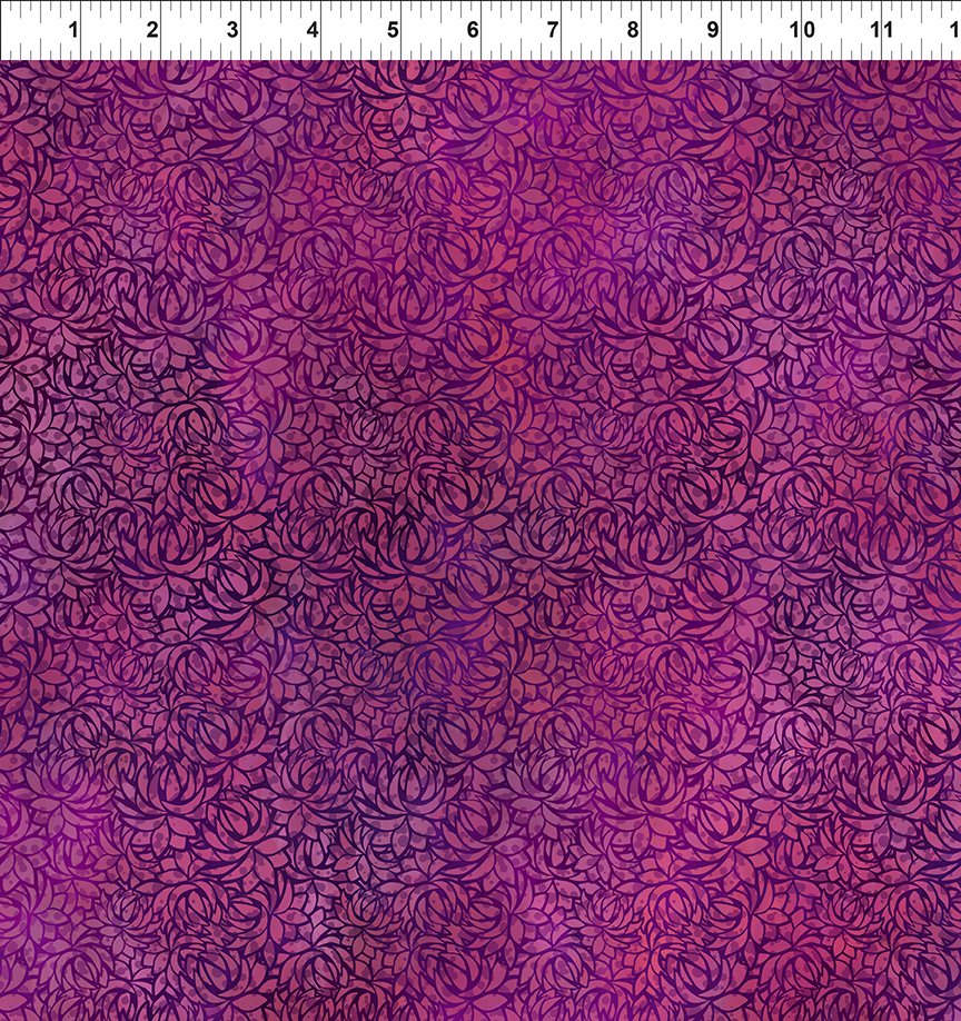 Dear Clara Bloom Enchant Tonal Blender Magenta Jason Yenter In The Beginning Cotton Fabric ITB-12DCL-2