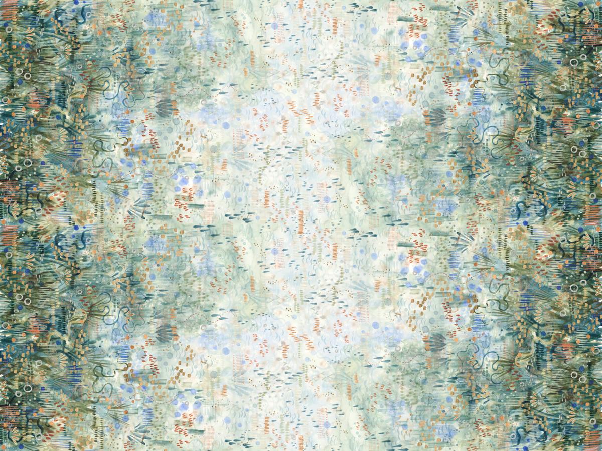 Desert Oasis Deep Dive Ombre Spruce Light Green Create Joy Project Moda Cotton Fabric