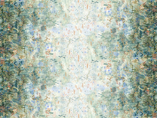 Desert Oasis Deep Dive Ombre Spruce Light Green Create Joy Project Moda Cotton Fabric