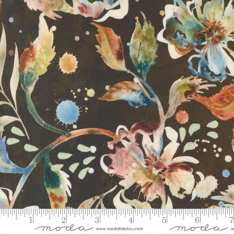 Desert Oasis Desert Bloom Florals Earth Brown Create Joy Project Moda Cotton Fabric