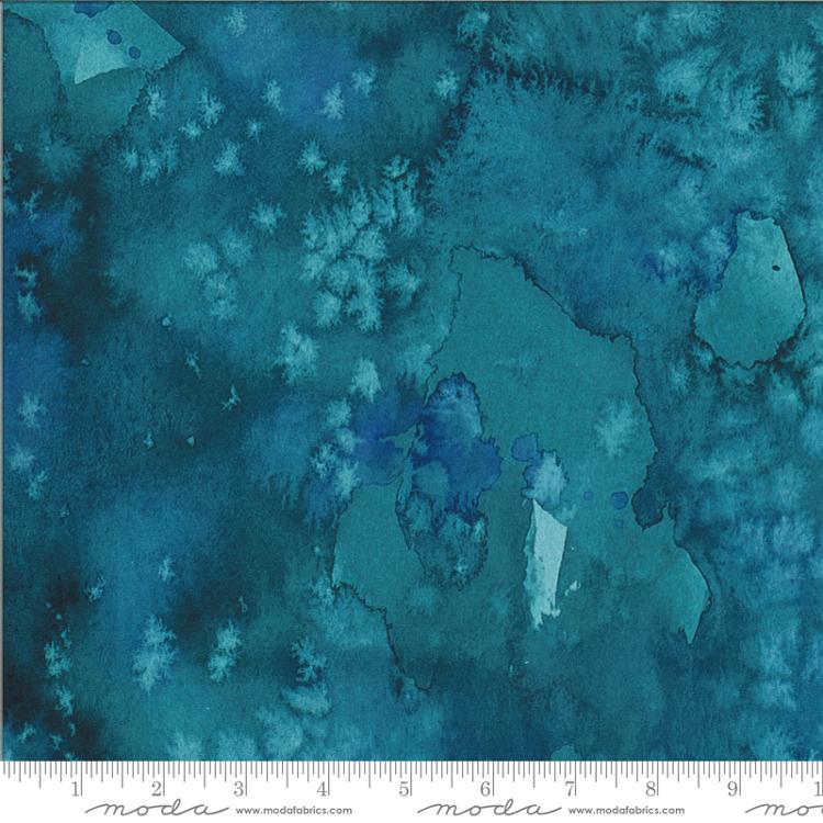 Desert Oasis Flow Basics Teal Turquoise Blue Create Joy Project Moda Fabrics Cotton Fabric