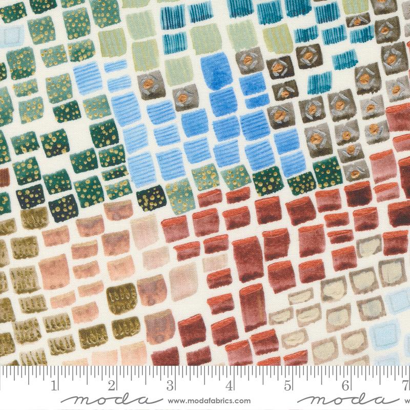 Desert Oasis Tipping the Scales Cloud Multi Create Joy Project Moda Cotton Fabric