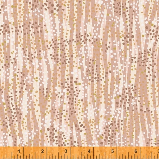 Dewdrop Sand Dune Beige Gold Metallic Whistler Studios Windham Cotton Fabric WF 52495M-21
