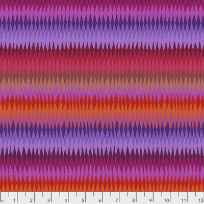 Diamond Stripe Red Classics Kaffe Fassett Collective Free Spirit Cotton Fabric | US Fabric Shop