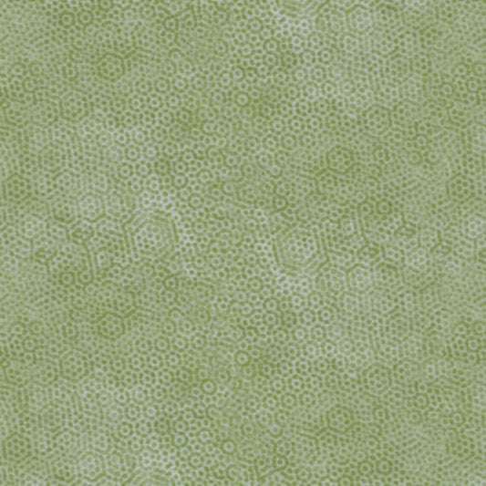 Dimples Limited Edition Tonal Dotted Hexagons Celery Green Gail Kessler Andover Fabrics Cotton Fabric AF-P0260-1867-G8