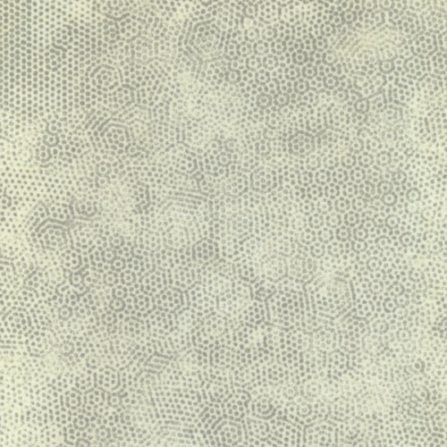 Dimples Limited Edition Tonal Dotted Hexagons Moonstone Grey Gail Kessler Andover Fabrics Cotton Fabric AF-P0260-1867-L6