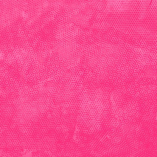 Dimples Tonal Blender Scorching Pink Gail Kessler Andover Cotton Fabric AF-A-1867-E24