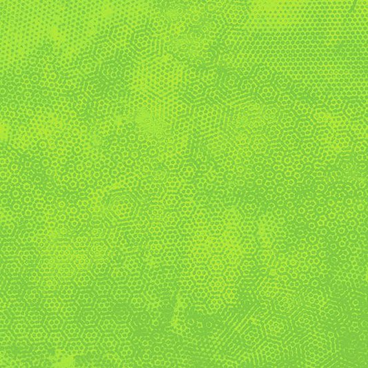 Dimples Tonal Blender Sublime Green Gail Kessler Andover Cotton Fabric