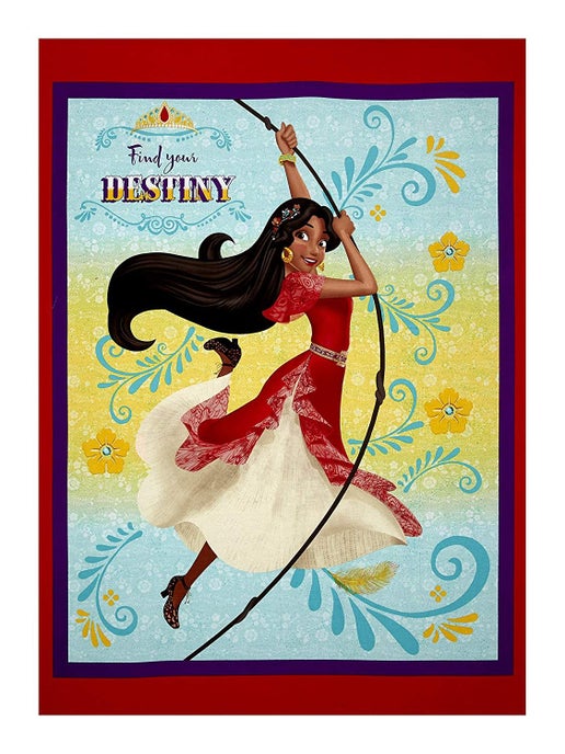 Disney Elena of Avalor 36" Panel Find Your Destiny Cotton Fabric